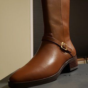 Ann Taylor brown leather boots